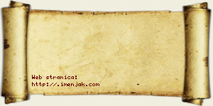 Jovana Ješić vizit kartica